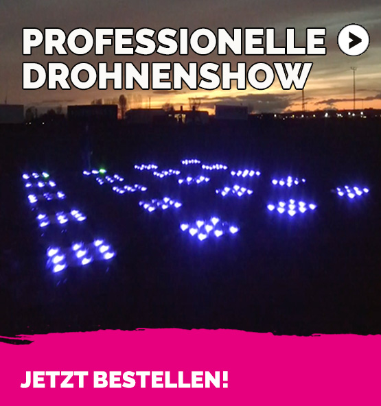 Professionelle drohnenshow bestellen sie hier