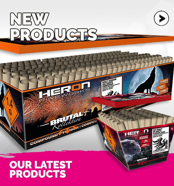 our newest fireworks products