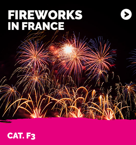 Fireworks shop in France F3 Cat3 fireworks