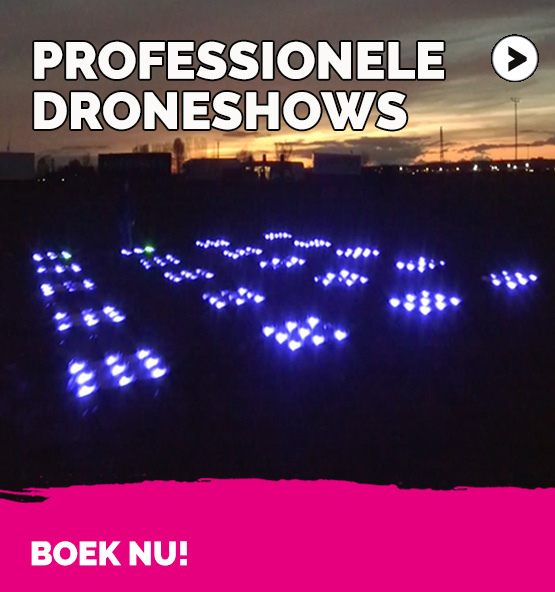 Droneshow boeken drones huren