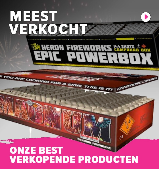 onze bestverkopende vuurwerk producten