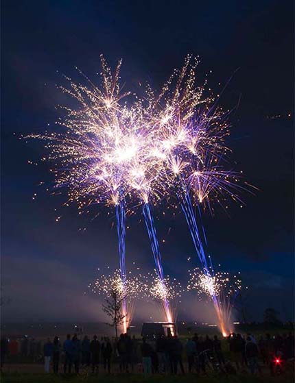 Wedding fireworks